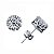 Brinco Masculino Pedra Zircônias 6 mm - Imagem 1