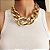 Colar Feminino Prateado Grosso Giovanna - Imagem 5
