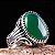 Anel Masculino Pedra Verde Fusion Luxury - Imagem 2