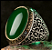 Anel Masculino Pedra Verde Fusion Luxury - Imagem 5