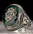 Anel Masculino Pedra Verde Fusion Luxury - Imagem 11