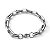 Corrente Masculina Cadeado Aço Inox Cirúrgico + Pulseira Conjunto - Imagem 4