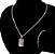 Corrente Masculina Trançada Tudo Posso + Pulseira Banhado a Ouro - Imagem 2