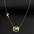 Colar Feminino Dourado Alma Viajante Globo Terrestre - Imagem 5
