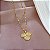 Colar Feminino Dourado Alma Viajante Personagens Terra da Magia - Imagem 3