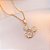 Colar Feminino Dourado Strass Personagens Terra da Magia - Imagem 1