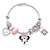 Bracelete Pulseira Berloques Personagem Minnie Terra da Magia - Imagem 7