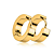 Brinco Masculino Banhado a Ouro 18K Argola - Imagem 2