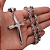 Corrente Masculina Aço Inox + Pingente Cruz - 6MM x 60CM - Imagem 2