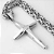 Corrente Masculina Aço Inox + Pingente Cruz - 6MM x 60CM - Imagem 1
