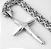 Corrente Masculina Aço Inox + Pingente Cruz - 6MM x 60CM - Imagem 3