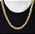 Corrente Masculina Grumet Grossa Banhada a Ouro 18k - 8 mm - 70 cm Frete Grátis - Imagem 4