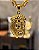 Pingente Jesus Cristo Salvador Banhado a Ouro - Imagem 2