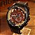 Relógio Masculino Yazole 334 Pulseira Couro Preta - Imagem 1