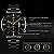 Relógio Masculino Preto Pulseira em Aço Preta Calendário Black Motion Design - Imagem 3