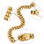 Corrente Masculina + Pulseira Grumet Banhada a Ouro 18K - Imagem 5