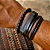 Pulseiras Masculinas Fé + Força + Coragem - Imagem 6