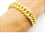 Pulseira Masculina Banhada a Ouro - 9 mm - Imagem 1