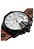 Relógio Masculino Curren Marrom Claro Fundo Branco Pulseira de Couro Quartzo - Imagem 3