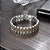 Pulseira de Aço Dourada Masculina Bracelete Banhado a Ouro 18K - Imagem 2