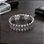 Pulseira de Aço Masculina Inox 316L Bracelete Prateada Design de Luxo - Imagem 2