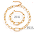 Colar + Pulseira - Conjunto Feminino Corrente Luxo - Imagem 4