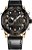 Relógio Masculino Preto Dourado Naviforce Esportivo Pulseira Couro - Imagem 4