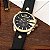 Relógio Masculino Curren Dourado com Fundo Preto Pulseira de Couro Preta Quartzo - Imagem 9