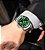 Relógio Masculino Preto ou Verde Pulseira de Aço Cronógrafo Quartzo Frete Grátis - Imagem 3