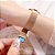 Relógio Feminino Strass Star Universe Pulseira Magnética Rose Gold Números - Imagem 3