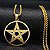 Colar + Pingente Pentagrama - Imagem 1