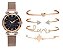 Relógio Feminino Pulseira Magnética Imã Universo Céu Estrelado + 4 Braceletes Frete Grátis - Imagem 2