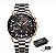 Relógio Masculino Black Rose Gold Inox Lige Calendário Quartzo - Imagem 1