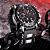 Relógio Masculino Prata Black Inox Lige Calendário Quartzo - Imagem 2