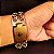 Cordão + Pulseira Banhados a Ouro 18K Oração do Pai Nosso Italiano Frete Grátis - Imagem 6