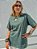 T-Shirt Verde Estonada - Imagem 1