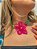 Colar em Cristais Flor Pink - Imagem 1