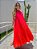Vestido Elloah Coral Peach Plissado - Imagem 1