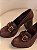 Loafer Jude Couro Café Salto Bloco - Imagem 4