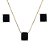 Conjunto retangular semijoia - Imagem 1