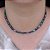 Colar gargantilha choker zircônia baguete Colorida - Imagem 2