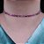 Colar gargantilha choker zircônia baguete Rubi - Imagem 2