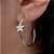 Brinco de argola estrela cravejada em zircônia - Imagem 5