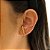 Brinco Ear Hook banhado em ouro 18k - Imagem 1