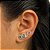 Ear Cuff Colorido contornado em zircônia cristal - Imagem 1