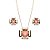 Conjunto Retangular Turmalina Rosa Fusion - Imagem 1
