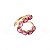 Anel Carol Turmalinas Rosa - Imagem 2