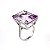 Anel Gem Power Baguete Ametista - Imagem 1