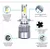 Lâmpada LED Automotiva Super Branca 7600 Lumens H3 KP-HLC6 - Imagem 4