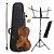 Kit Violino AL 1410 4/4 Alan + Estante para Partitura S1 - Imagem 1